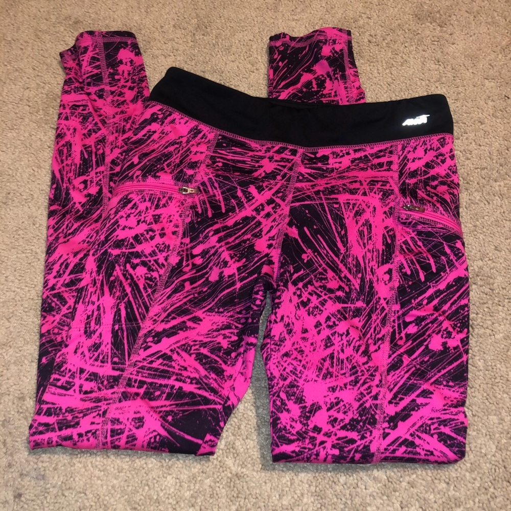 Pink workout leggings